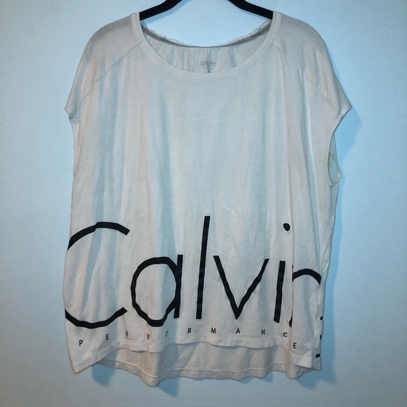 Calvin Klein Performance Logo Sleeveless T-Shirt Size XL - Picture 2 of 9